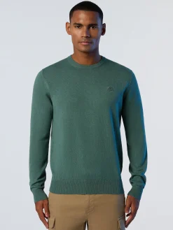 North Sails Maglione girocollo con logo*Uomo Outlet|Maglioni E Cardigan