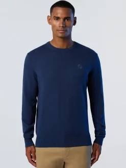 North Sails Maglione girocollo con logo*Uomo Outlet|Maglioni E Cardigan