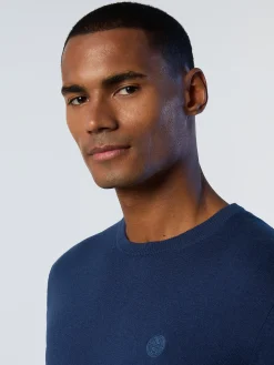 North Sails Maglione girocollo con logo*Uomo Outlet|Maglioni E Cardigan