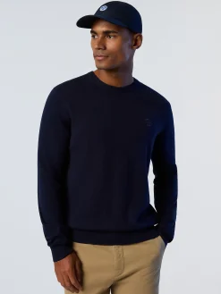 North Sails Maglione girocollo con logo*Uomo Outlet|Maglioni E Cardigan