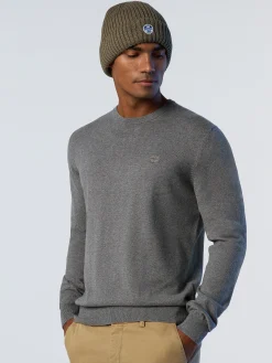 North Sails Maglione girocollo con logo*Uomo Outlet|Maglioni E Cardigan