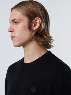 North Sails Maglione girocollo con logo*Uomo Outlet|Maglioni E Cardigan