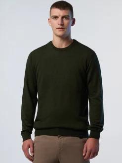 North Sails Maglione girocollo in hydrowool*Uomo Maglioni E Cardigan