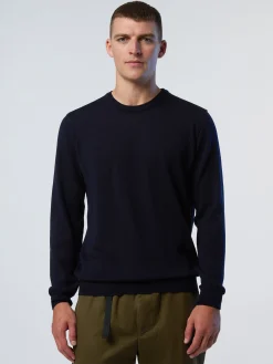 North Sails Maglione girocollo in hydrowool*Uomo Maglioni E Cardigan