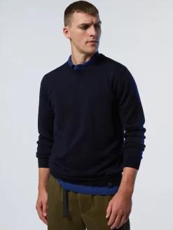 North Sails Maglione girocollo in hydrowool*Uomo Maglioni E Cardigan