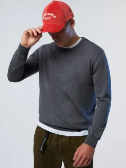 North Sails Maglione girocollo in hydrowool*Uomo Maglioni E Cardigan