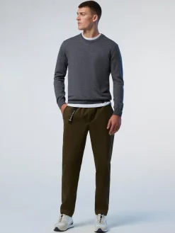 North Sails Maglione girocollo in hydrowool*Uomo Maglioni E Cardigan