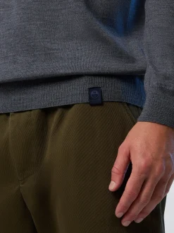 North Sails Maglione girocollo in hydrowool*Uomo Maglioni E Cardigan