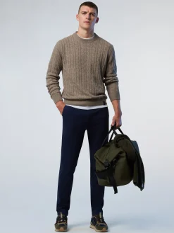 North Sails Maglione in cashmere a trecce*Uomo Shop By Look|Maglioni E Cardigan