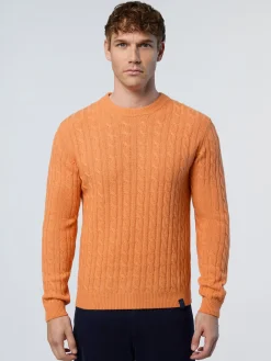 North Sails Maglione in cashmere a trecce*Uomo Shop By Look|Maglioni E Cardigan