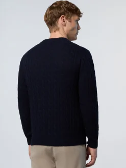 North Sails Maglione in cashmere a trecce*Uomo Shop By Look|Maglioni E Cardigan
