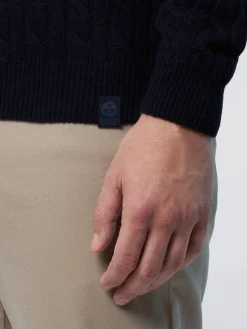 North Sails Maglione in cashmere a trecce*Uomo Shop By Look|Maglioni E Cardigan