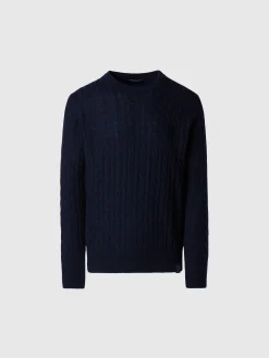North Sails Maglione in cashmere a trecce*Uomo Shop By Look|Maglioni E Cardigan