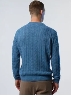 North Sails Maglione in cashmere a trecce*Uomo Shop By Look|Maglioni E Cardigan