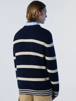 North Sails Maglione in cotone a coste*Uomo Outlet|Maglioni E Cardigan