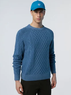 North Sails Maglione in lana a trecce*Uomo Maglioni E Cardigan