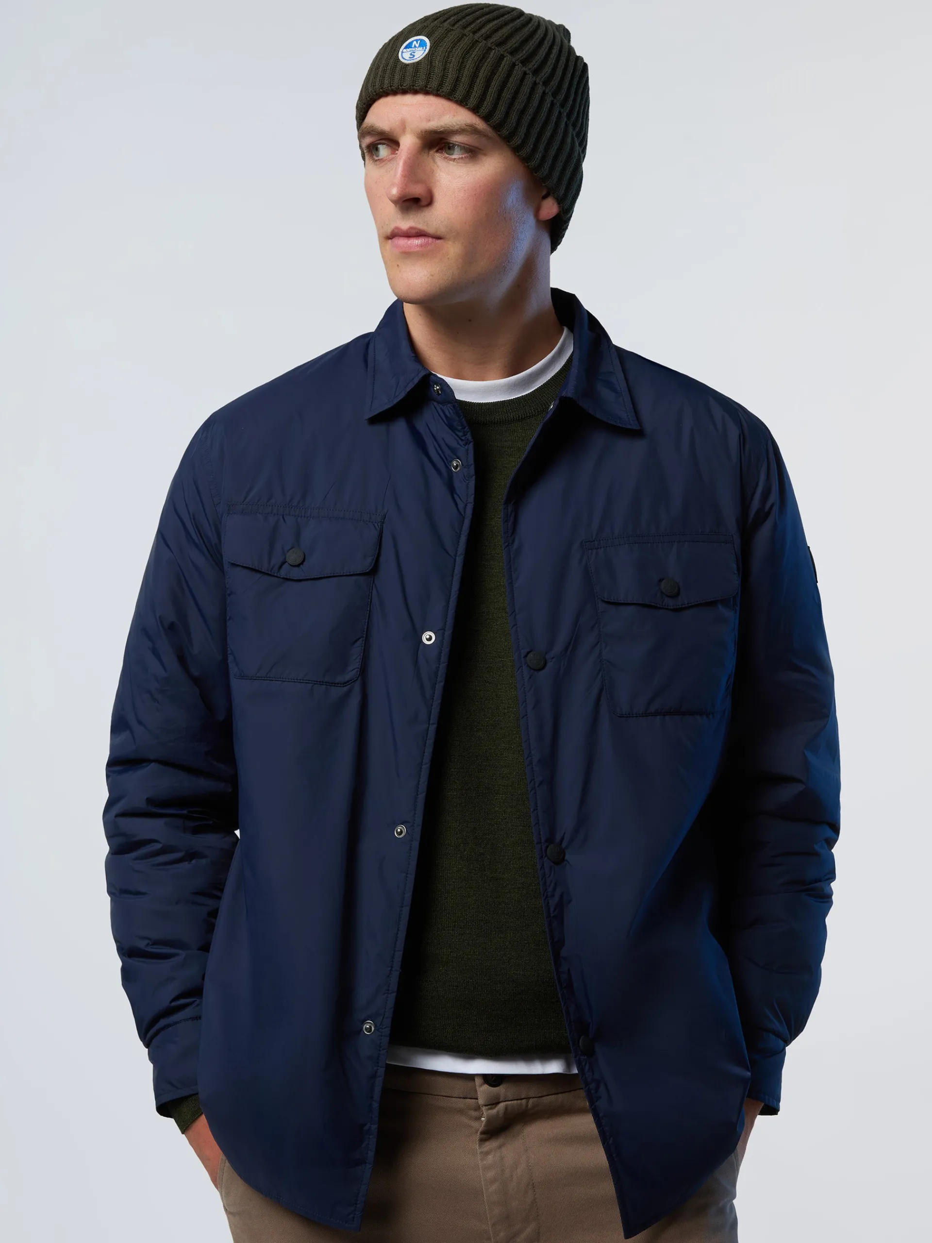 North Sails Overshirt in nylon riciclato*Uomo Camicie