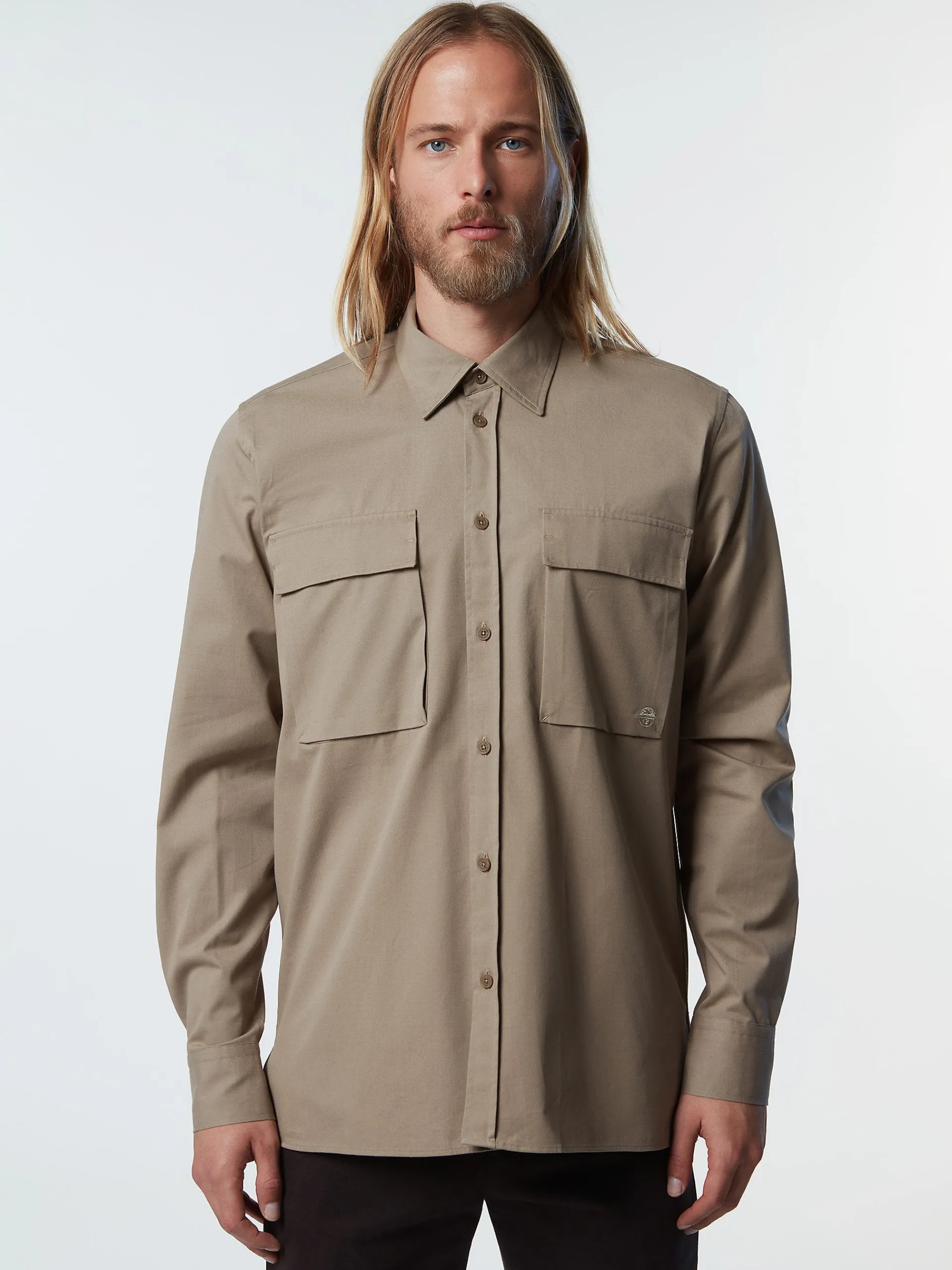 North Sails Overshirt in twill di cotone*Uomo Outlet|Camicie