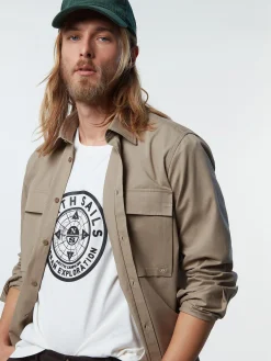 North Sails Overshirt in twill di cotone*Uomo Outlet|Camicie