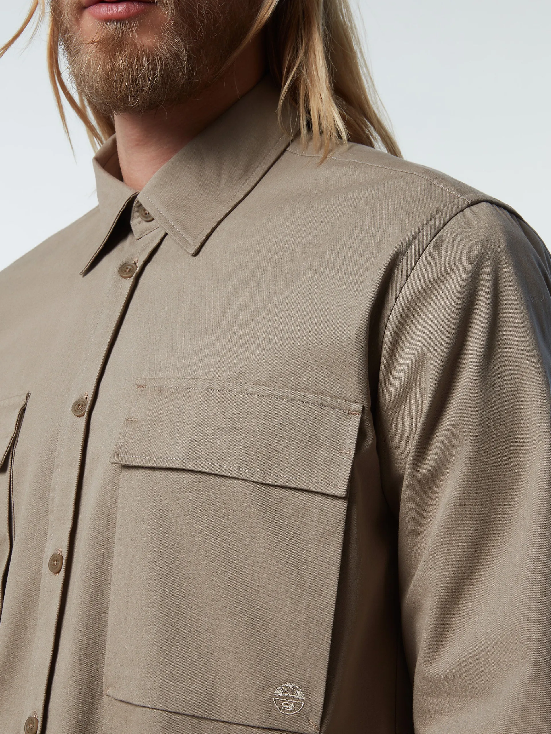North Sails Overshirt in twill di cotone*Uomo Outlet|Camicie