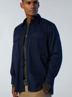 North Sails Overshirt in twill di cotone*Uomo Outlet|Camicie