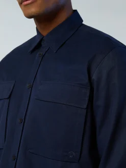North Sails Overshirt in twill di cotone*Uomo Outlet|Camicie