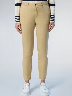 North Sails Pantaloni chino in gabardina*Donna Outlet|Pantaloni