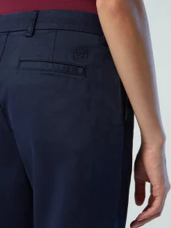 North Sails Pantaloni chino in gabardina*Donna Outlet|Pantaloni