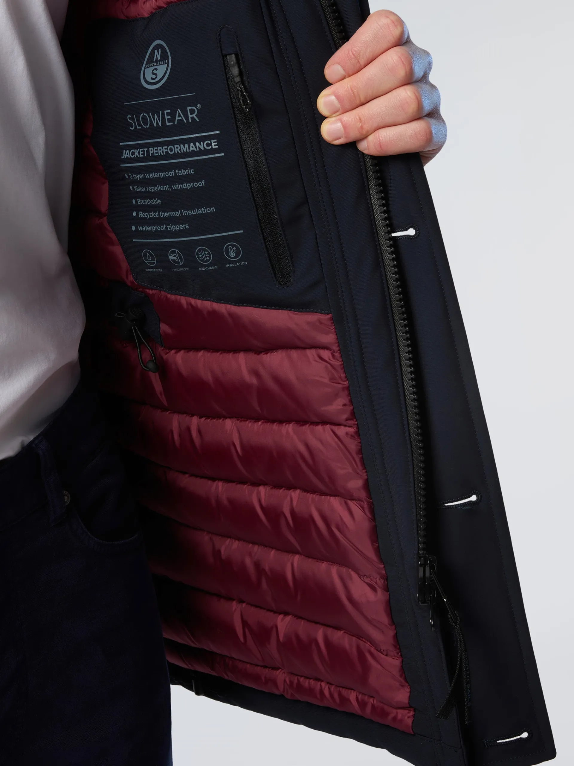 North Sails Parka in tessuto 3 layer*Uomo Giacche