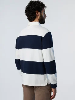 North Sails Polo a manche lunghe stile rugby*Uomo Polo
