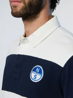 North Sails Polo a manche lunghe stile rugby*Uomo Polo