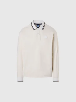 North Sails Polo a maniche lunghe con patch*Uomo Polo