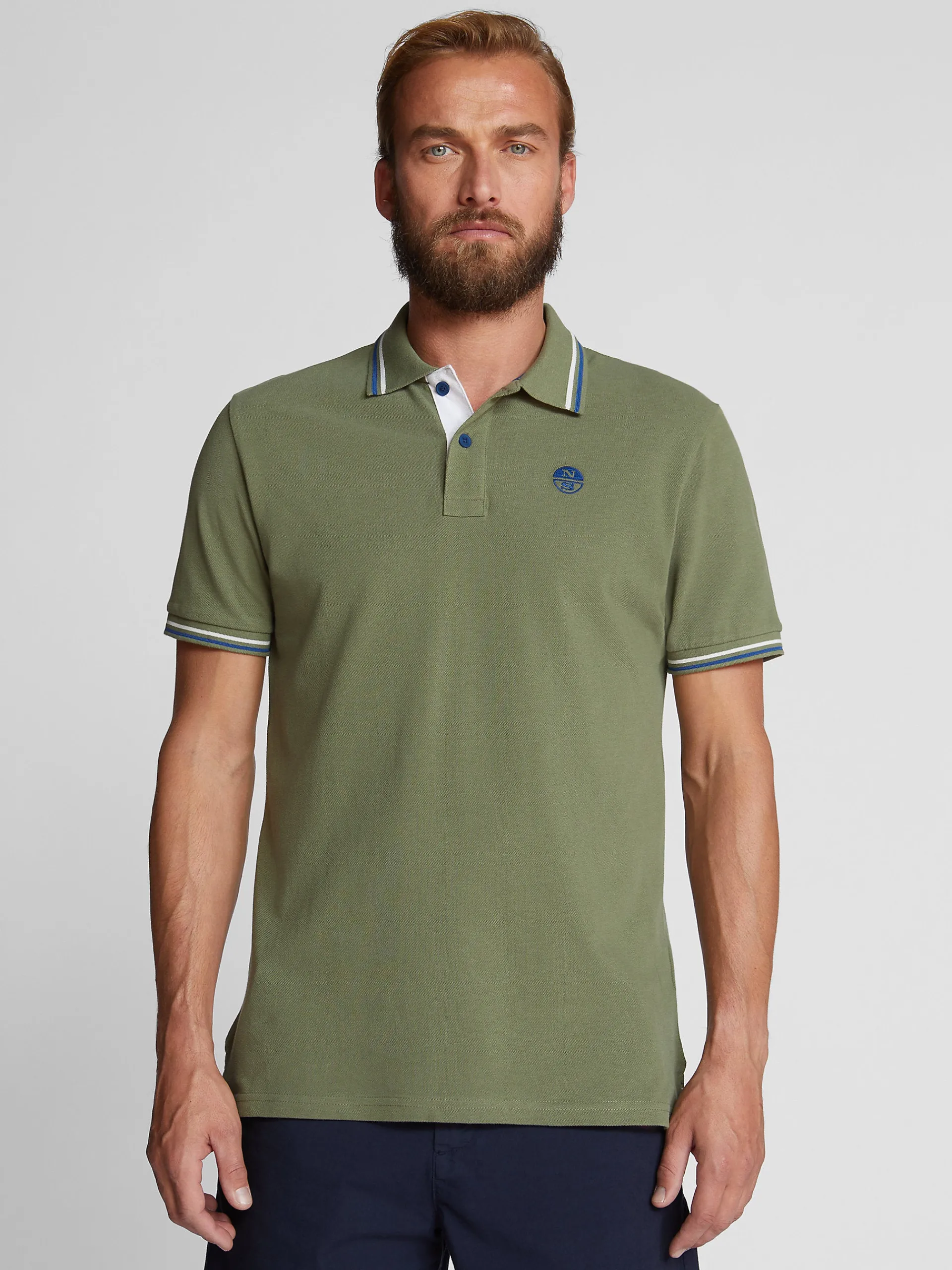 North Sails Polo con bordi a contrasto*Uomo Outlet
