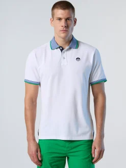 North Sails Polo con colletto a righe*Uomo Outlet|Outlet