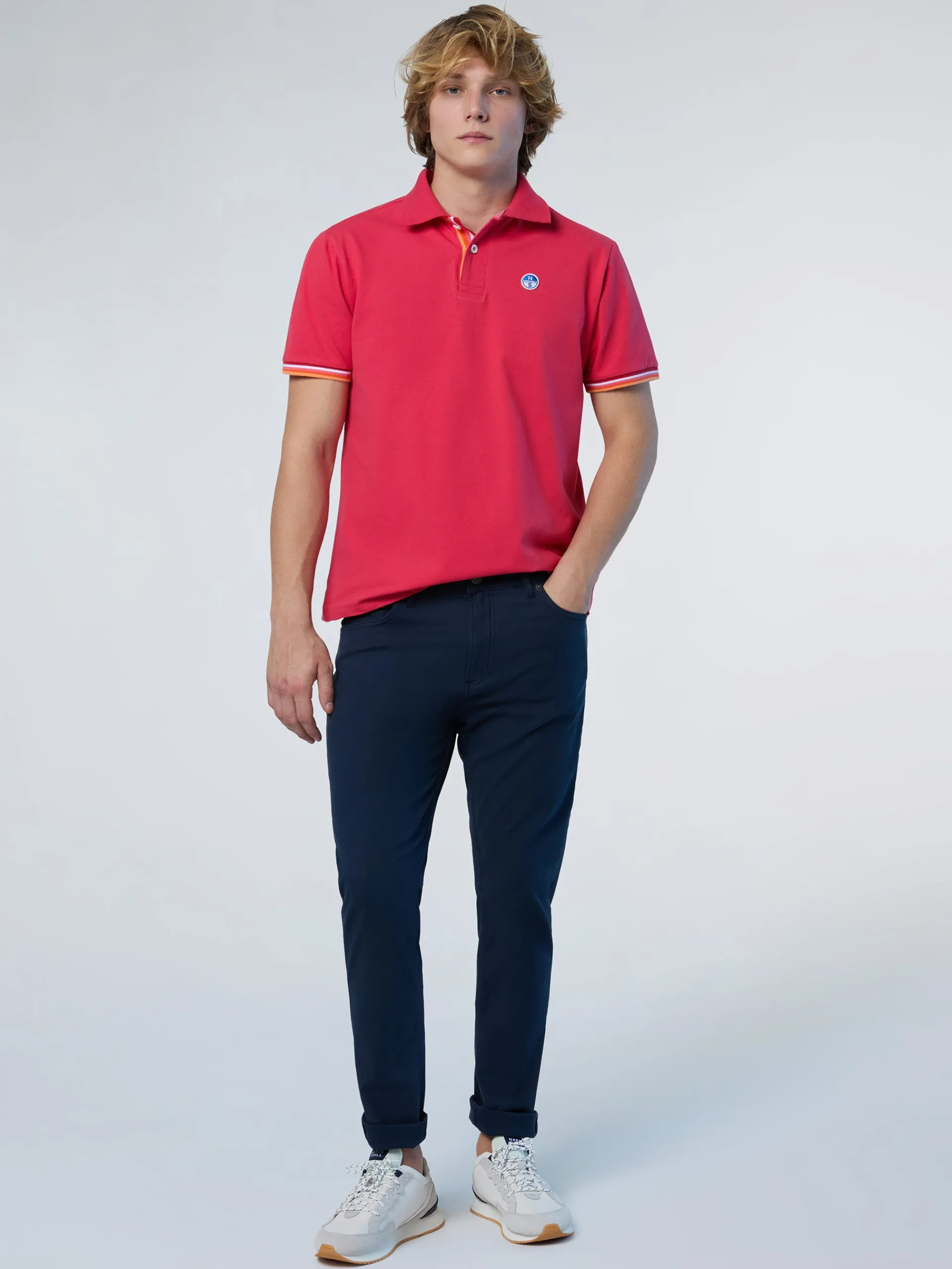 North Sails Polo con dettagli a righe*Uomo Outlet|Outlet