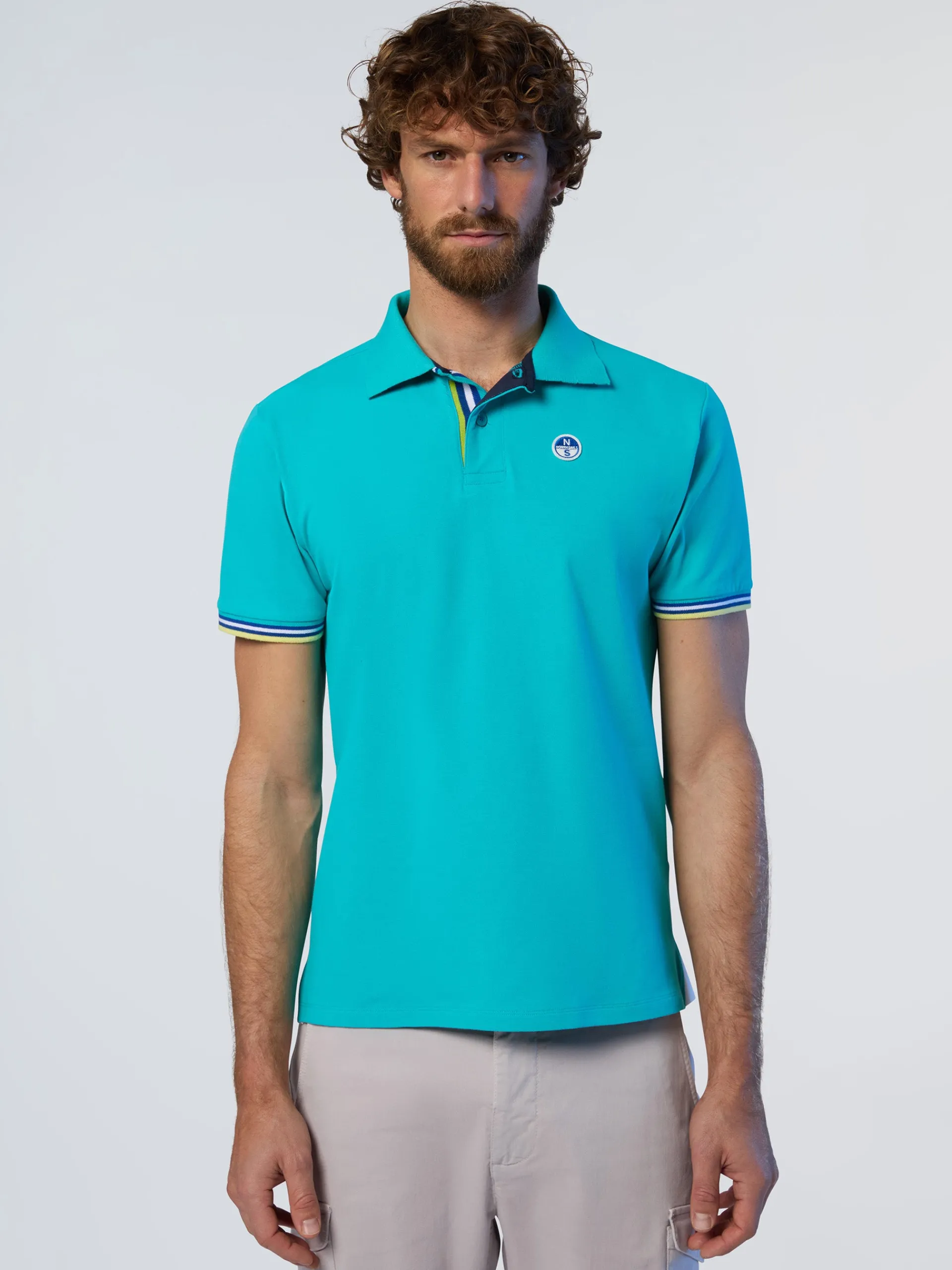 North Sails Polo con dettagli a righe*Uomo Outlet