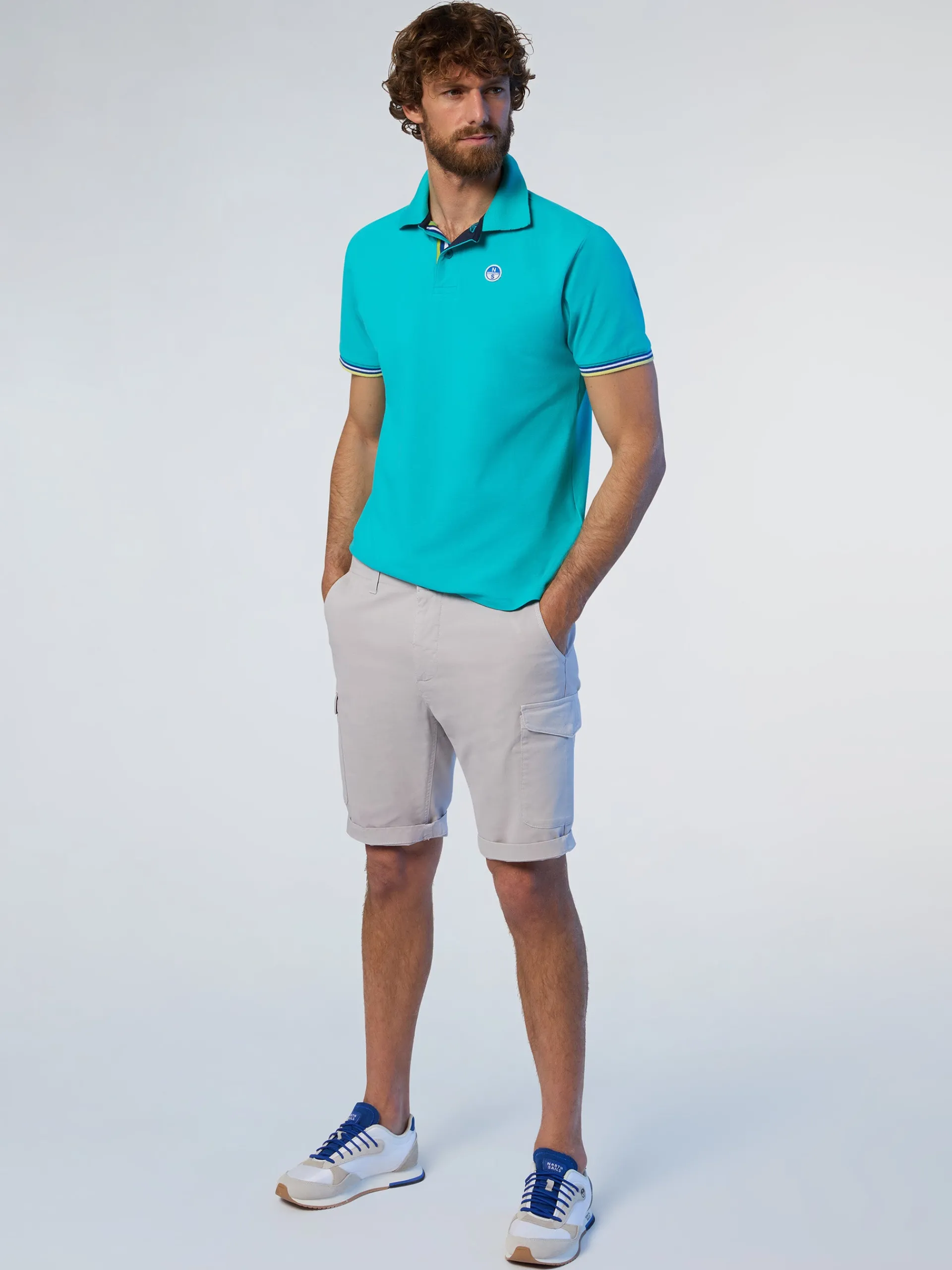 North Sails Polo con dettagli a righe*Uomo Outlet