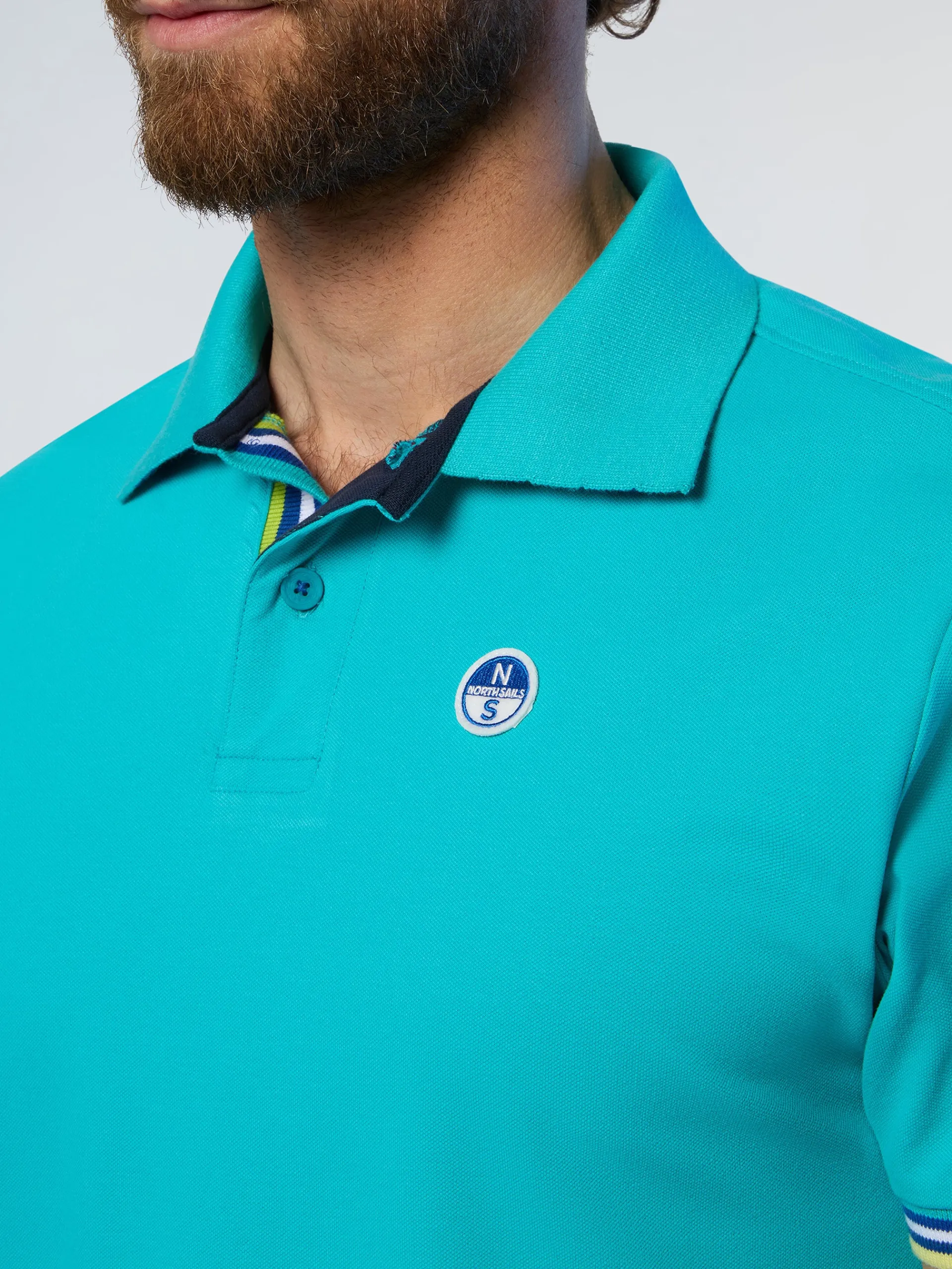 North Sails Polo con dettagli a righe*Uomo Outlet