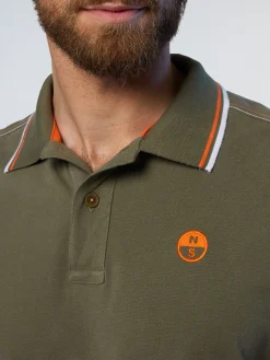 North Sails Polo con logo ricamato*Uomo Outlet