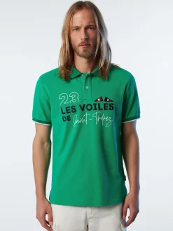North Sails Polo in piquet Saint-Tropez*Uomo Outlet