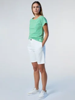 North Sails Shorts chino in gabardina*Donna Outlet|Pantaloncini