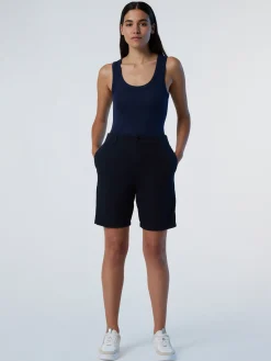 North Sails Shorts chino in gabardina*Donna Outlet|Pantaloncini