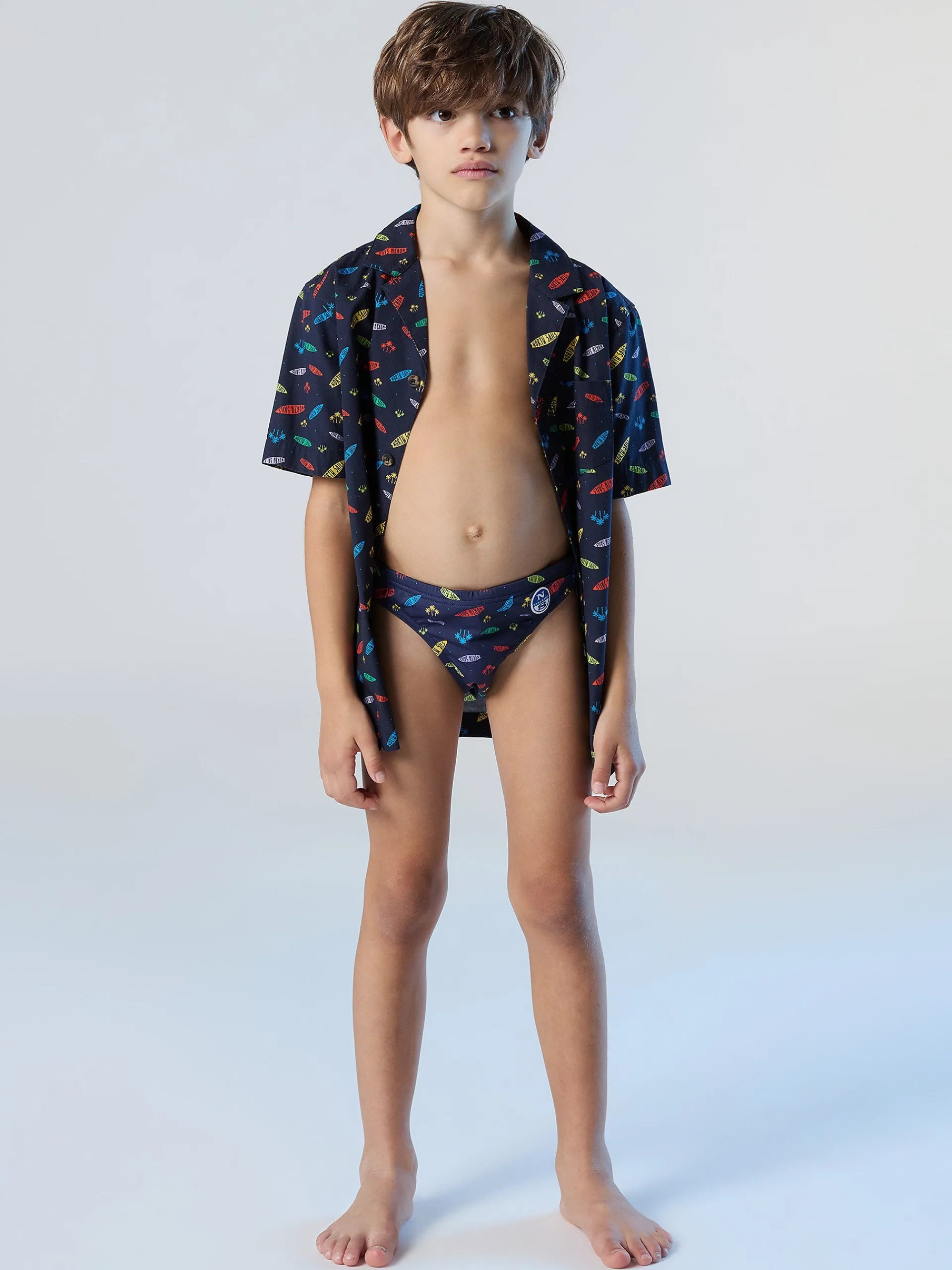 North Sails Slip mare con patch logo* Outlet|Costumi Da Bagno