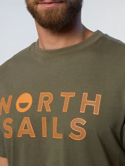 North Sails T-shirt con logo stampato*Uomo Outlet