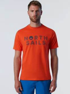 North Sails T-shirt con logo stampato*Uomo Outlet