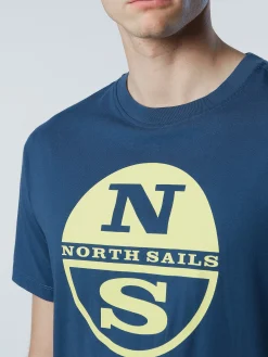 North Sails T-shirt con maxi logo*Uomo Outlet