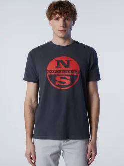 North Sails T-shirt con maxi logo*Uomo Outlet