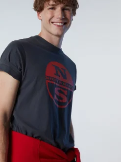North Sails T-shirt con maxi logo*Uomo Outlet