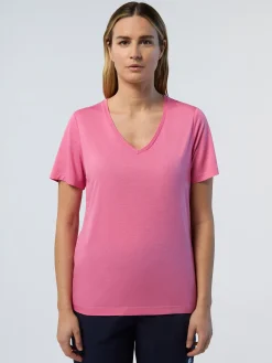 North Sails T-shirt con scollo a V*Donna Outlet|T-shirts