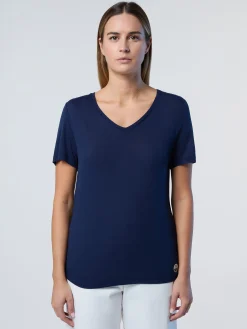 North Sails T-shirt con scollo a V*Donna Outlet|T-shirts